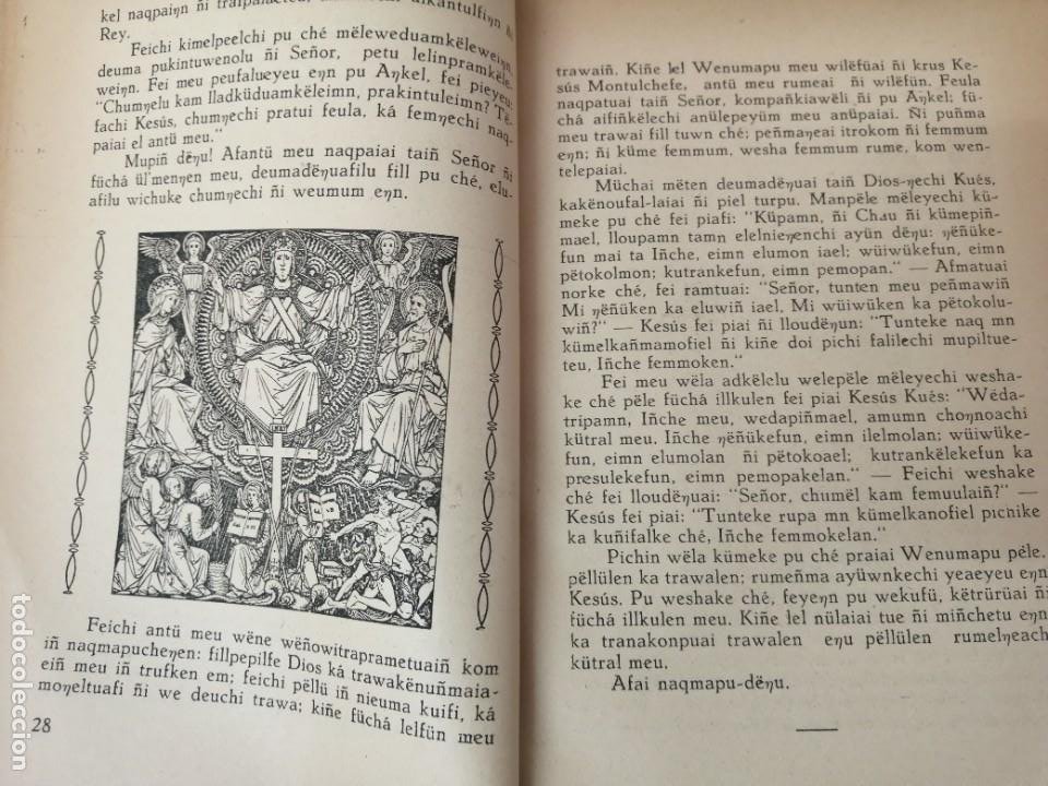Libros antiguos: ÑIDOLQUE MUPIN DENU LIBRO ANTIGUO EN MAPUCHE 1933 CHILE - Foto 7 - 295739293