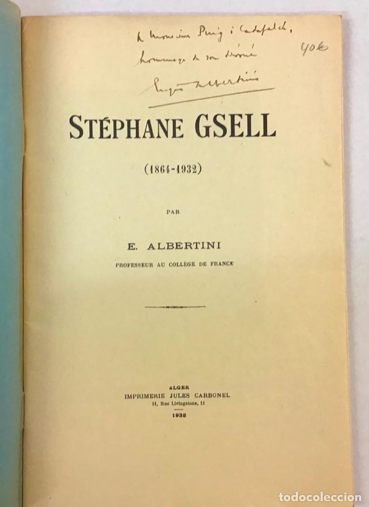 Libros antiguos: ST&Eacute;PHANE GSELL (1864-1932). - ALBERTINI, E. - Foto 2
