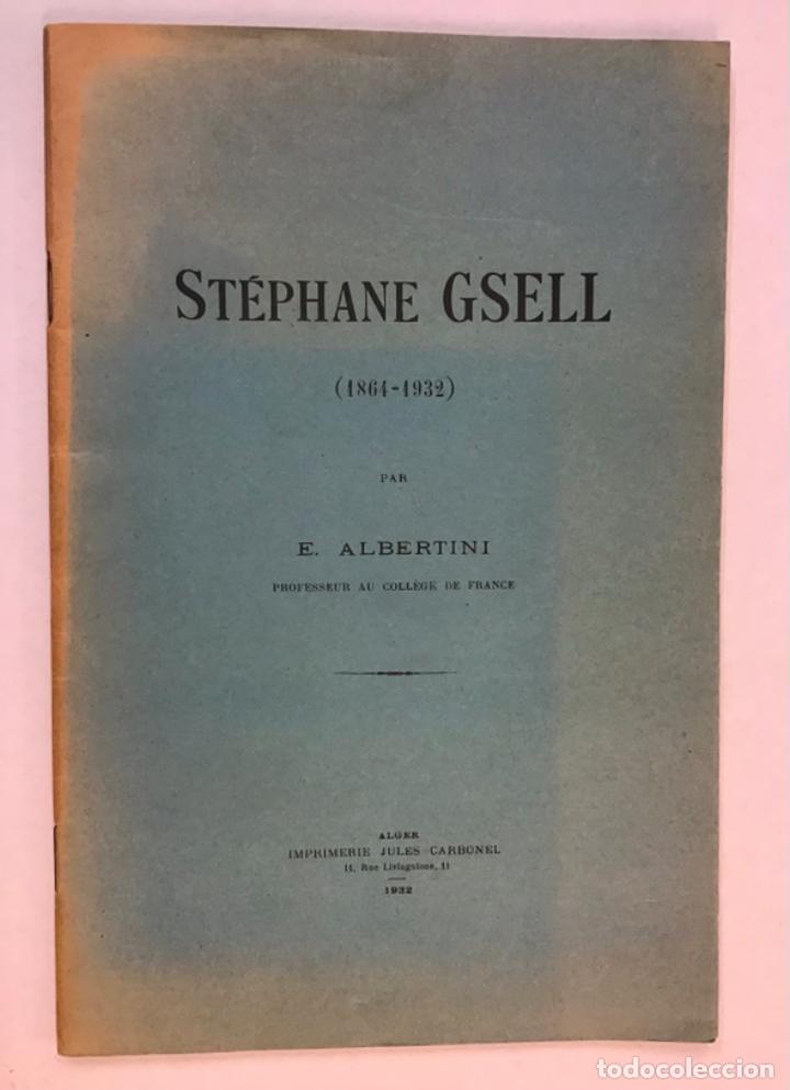 Libros antiguos: ST&Eacute;PHANE GSELL (1864-1932). - ALBERTINI, E. - Foto 1
