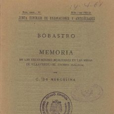 Libros antiguos: C. DE MERGELINA. BOBASTRO.. Lote 387620954
