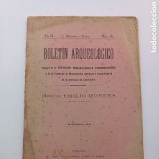 Libros antiguos: BOLETÍN ARQUEOLÓGICO TARRAGONA N 11 AÑO 1902
