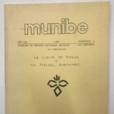 Libros antiguos: LA CUEVA DE EKAIN Y SUS PINTURAS RUPESTRES. MUNIBE (1969). BARANDIARÁN Y ALTUNA
