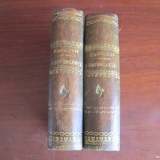 Libros antiguos: COMPENDIO ELEMENTAL DE ARQUEOLOGIA BASILIO SEBASTIAN CASTELLANOS 1844 MADRID 3 PARTES / 2 VOLUMENES