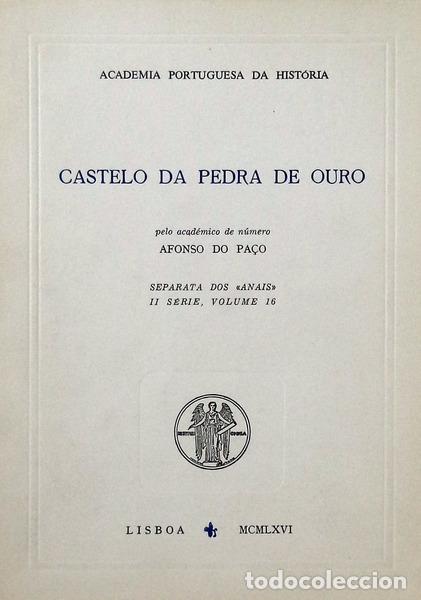 Libros antiguos: PA&Ccedil;O. (Afonso do) - CASTELO DA PEDRA DE OURO. - Foto 1