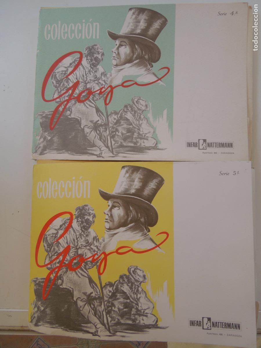Libros antiguos: COLECCI&Oacute;N GOYA - LABORATORIOS INFAR NATTERMANN - SERIE 4&ordf; Y 5&ordf; - 23 L&Aacute;MINAS.