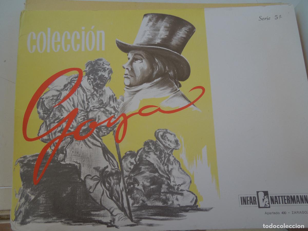 Libros antiguos: COLECCI&Oacute;N GOYA - LABORATORIOS INFAR NATTERMANN - SERIE 4&ordf; - GOYA, PINTOR DE TAPICES - 14 L&Aacute;MINAS.