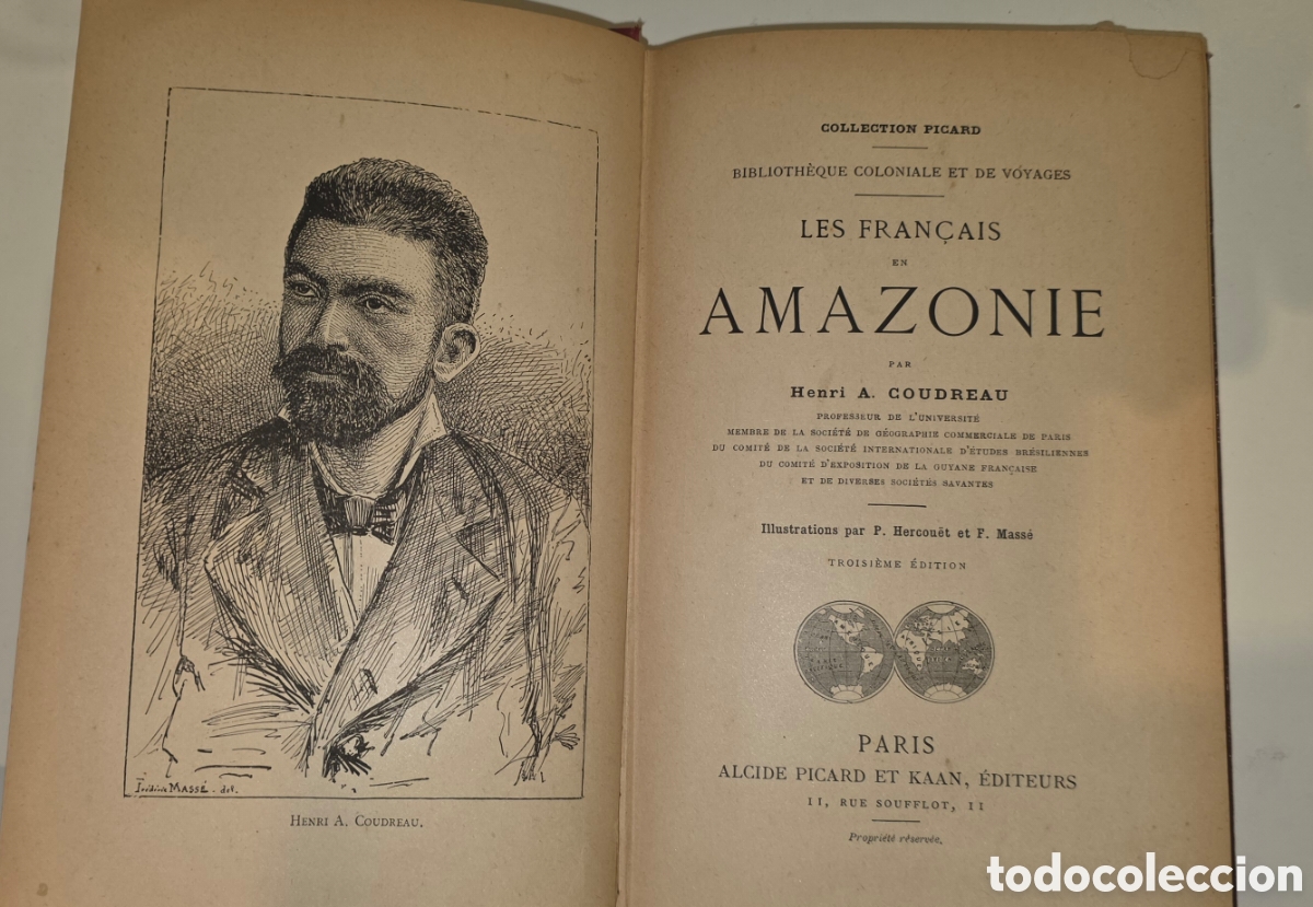 Libros antiguos: Libro antiguo franceses en el amazonas - Foto 2