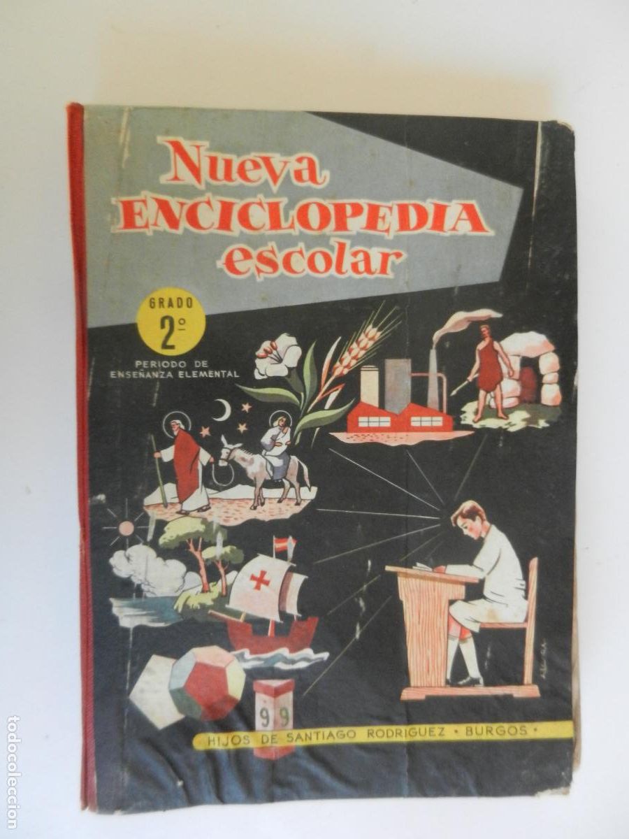Libros antiguos: NUEVA ENCICLOPEDIA ESCOLAR - GRADO 2&ordm; - HIJOS DE SANTIAGO RODR&Iacute;GUEZ - BURGOS 1961.