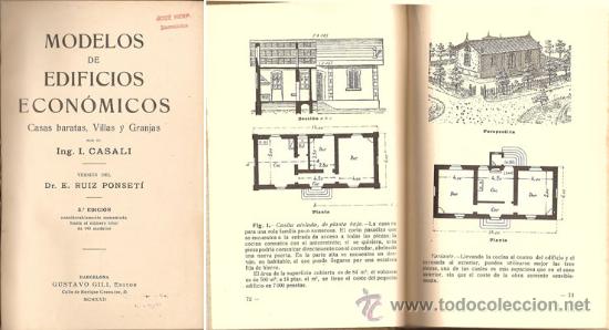 Libros antiguos: MODELOS DE EDIFICIOS ECON&Oacute;MICOS &ndash; A&Ntilde;O 1922 - Foto 2