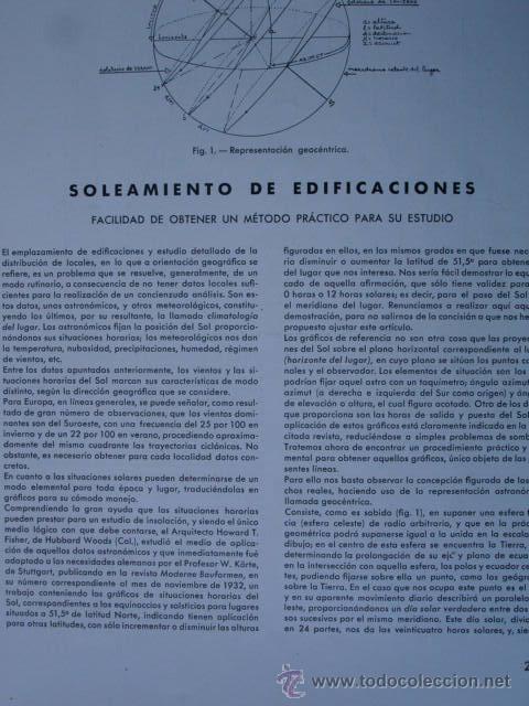 Libros antiguos: SOLEAMIENTO DE EDIFICACIONES.JUAN ARNOTT.PG 217-224.1934 - Foto 1