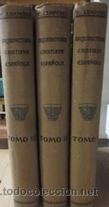 Libros antiguos: Historia de la arquitectura cristiana espa&ntilde;ola en la edad media seg&uacute;n el estudio de los elementos y