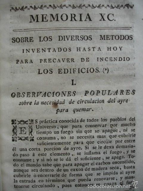 Libros antiguos: METODO PRECAVER INCENDIOS EN EDIFICIOS SISTEMA CONTRAINCENDIOS .MANN MADRID 1778. - Foto 1