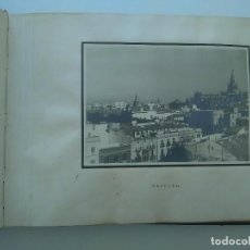 Libros antiguos: 1947 ALBUM EMPRESA NACIONAL ELCANO DE LA MARINA MERCANTE DELEGACIÓN DE SEVILLA, FOTOS DIBUJOS FIRMAS