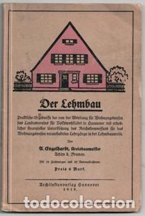 Libros antiguos: Der Lehmbau. Engelhardt , A - Foto 1