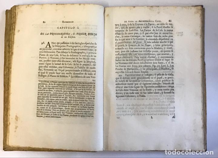 Libros antiguos: ELEMENTOS DE TODA LA ARCHITECTURA CIVIL... - RIEGER, CHRISTIANO. 1763. GRABADOS - Foto 5 - 109023710