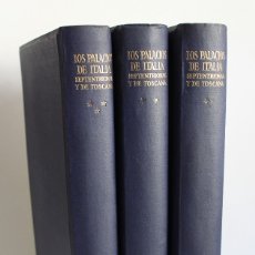 Libros antiguos: LOS PALACIOS DE ITALIA SEPTENTRIONAL Y TOSCANA DEL SIGLO XIII AL XVII. - HAUPT, ALBERT.