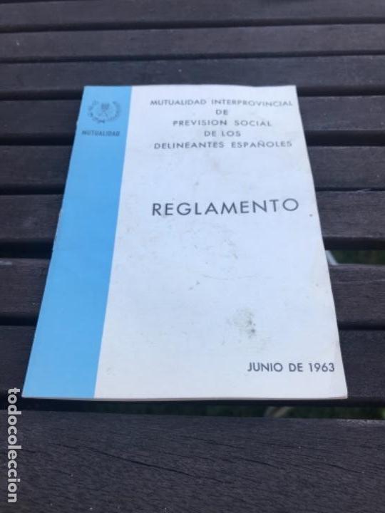 Libros antiguos: Delineantes, Reglamento, 1963 - Foto 1