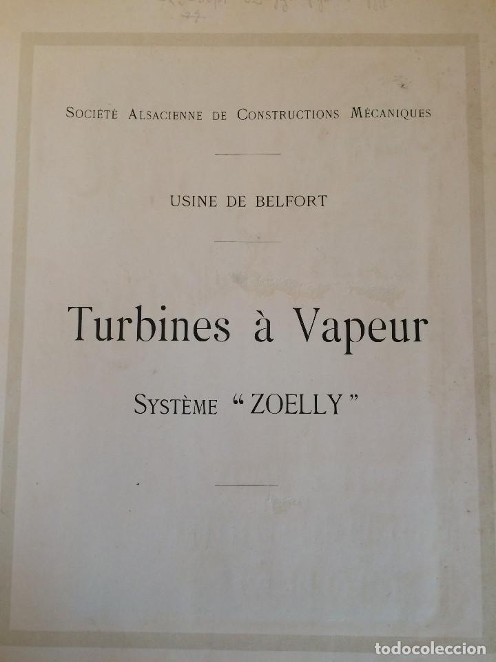 Libros antiguos: TURBINES A VAPEUR - Foto 2