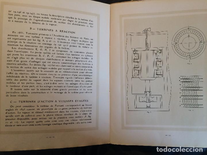 Libros antiguos: TURBINES A VAPEUR - Foto 3