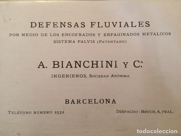 Libros antiguos: DEFENSAS FLUVIALES - Foto 1