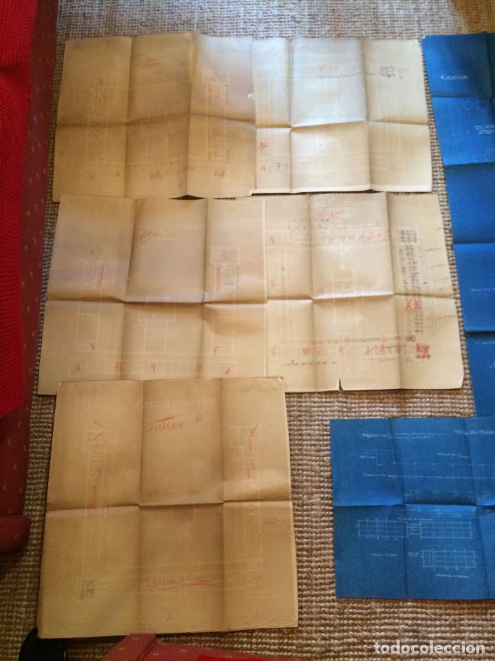 Libros antiguos: PLANOS ASILO SANTAMARCA (ORIGINALES) - Foto 1