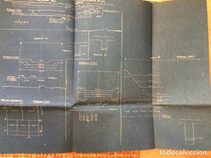 Libros antiguos: PLANOS ASILO SANTAMARCA (ORIGINALES) - Foto 8