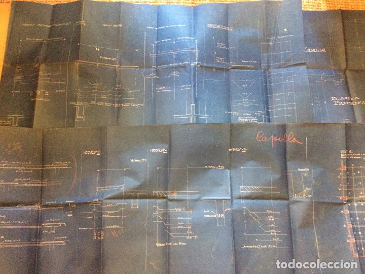 Libros antiguos: PLANOS ASILO SANTAMARCA (ORIGINALES) - Foto 11