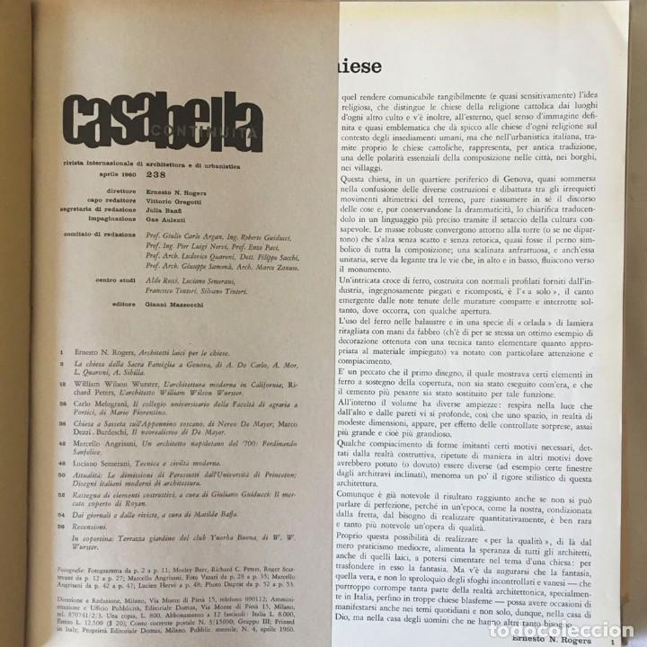 Libros antiguos: Casabella / Continuita 1960 - Foto 5