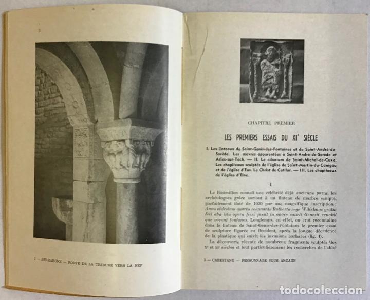 Libros antiguos: LA SCULPTURE ROMANE EN ROUSSILLON. (I) Les premiers essais du XIe siècle... - Foto 4 - 208690045