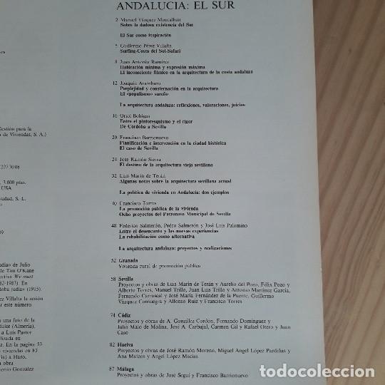 Libros antiguos: AV MONOGRAFIAS 4 ANDALUCÍA, EL SUR X-XII 1985 ARQUITECTURA DESCATALOGADA - Foto 4 - 219854081