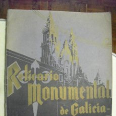 Libros antiguos: 1931 RELICARIO MONUMENTAL DE GALICIA JOSE CAO MOURE OBRA COMPLETA. Lote 233515655