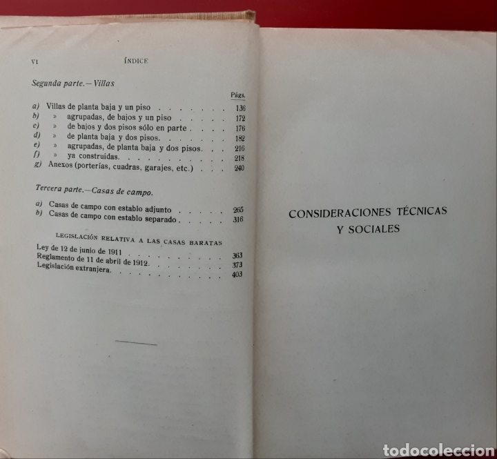 Libros antiguos: Modelos de edificios econ&oacute;micos. 1918 segunda edici&oacute;n. I. Casali - Foto 6