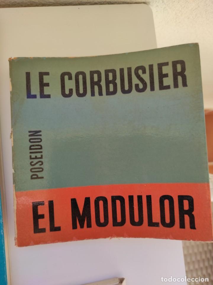 Libros antiguos: LE CORBUSIER - POSEIDON - EL MODULOR 1 y 2 - Foto 1