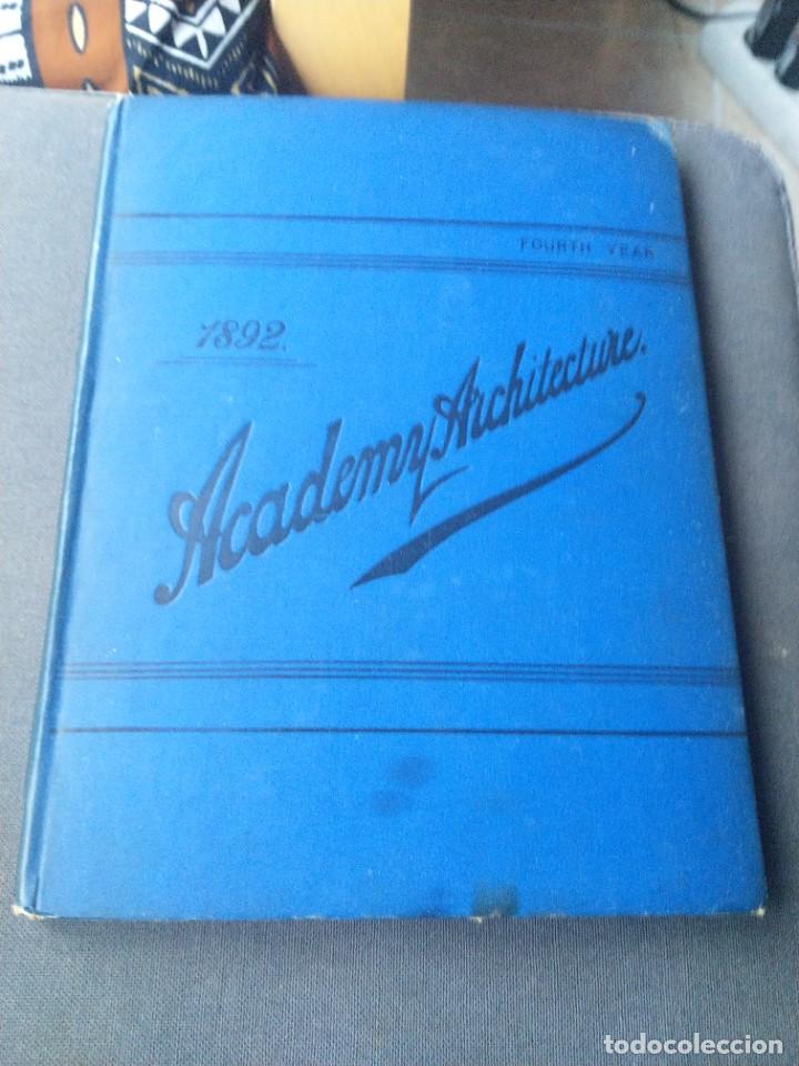 Libros antiguos: Academy Architecture 1892 - Foto 1