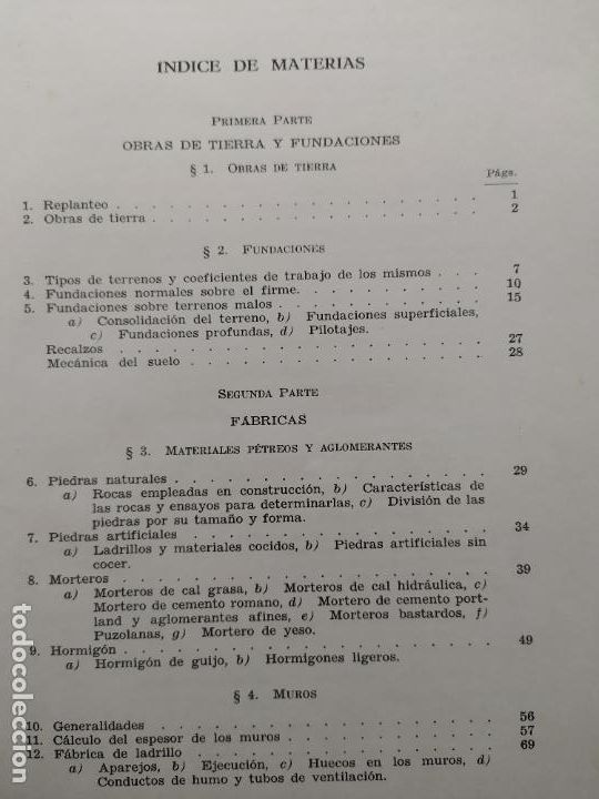 Libros antiguos: Tratado Moderno de Construcci&oacute;n de Edificios SCHINDLER-BASSEGODA 1966 - Foto 3