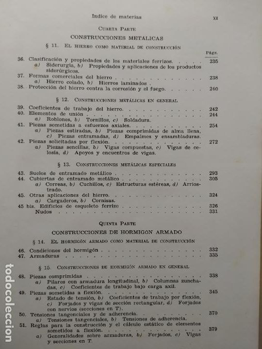 Libros antiguos: Tratado Moderno de Construcci&oacute;n de Edificios SCHINDLER-BASSEGODA 1966 - Foto 6