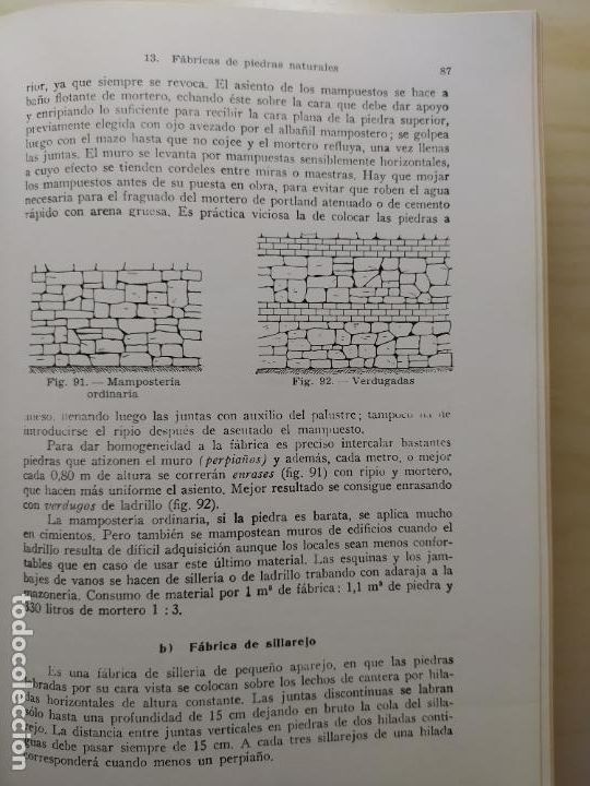 Libros antiguos: Tratado Moderno de Construcci&oacute;n de Edificios SCHINDLER-BASSEGODA 1966 - Foto 9