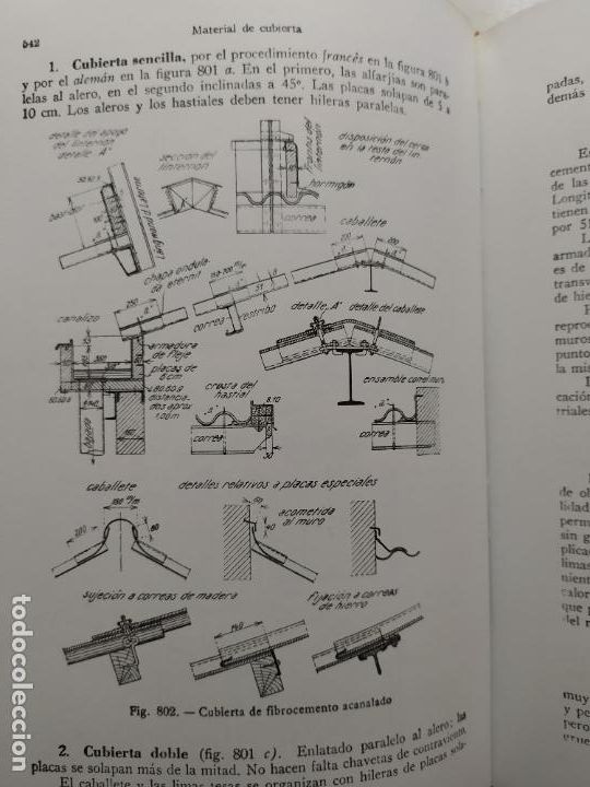 Libros antiguos: Tratado Moderno de Construcci&oacute;n de Edificios SCHINDLER-BASSEGODA 1966 - Foto 10