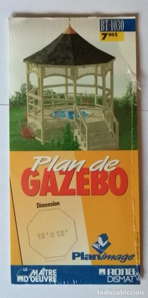 Libros antiguos: PLANO DE GAZEBO- CANADA - Foto 1