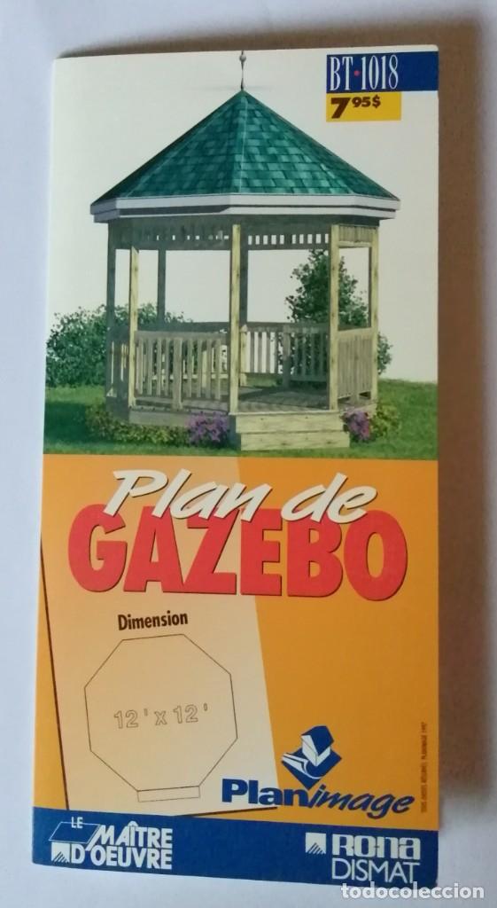 Libros antiguos: PLANO DE GAZEBO- CANADA - Foto 1