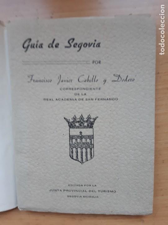 Libros antiguos: GUIA DE SEGOVIA - Foto 2 - 291912178