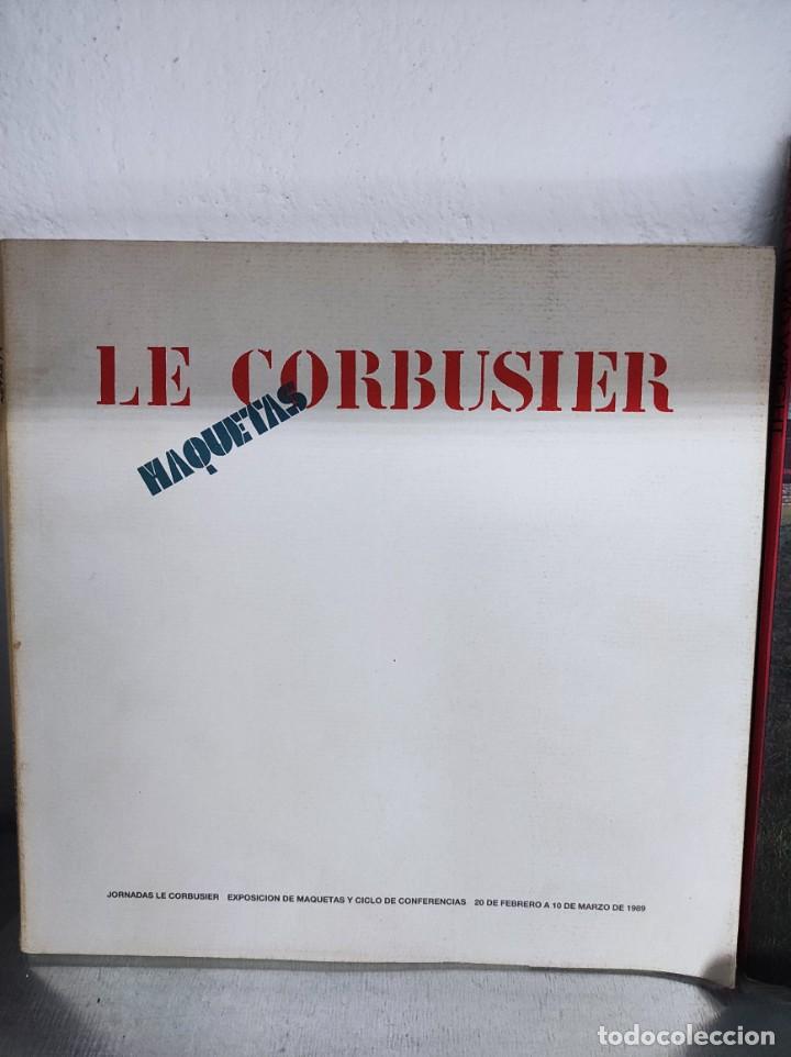 Libros antiguos: LE CORBUSIER - MAQUETAS - Foto 1