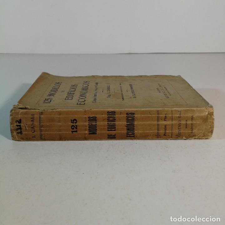 Libros antiguos: 125 Modelos de Edificios Econ&oacute;micos 1&ordf; Edici&oacute;n 1912 Arquitectura Construcci&oacute;n - Foto 3