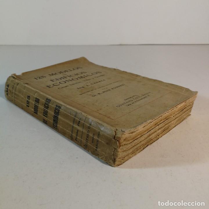 Libros antiguos: 125 Modelos de Edificios Econ&oacute;micos 1&ordf; Edici&oacute;n 1912 Arquitectura Construcci&oacute;n - Foto 4