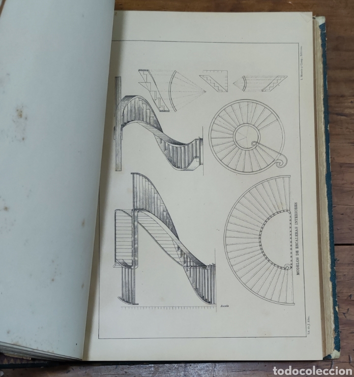 Libros antiguos: El Constructor Moderno L&aacute;minas 1&deg; parte y 2&deg; parte - Final S.XIX - Foto 10