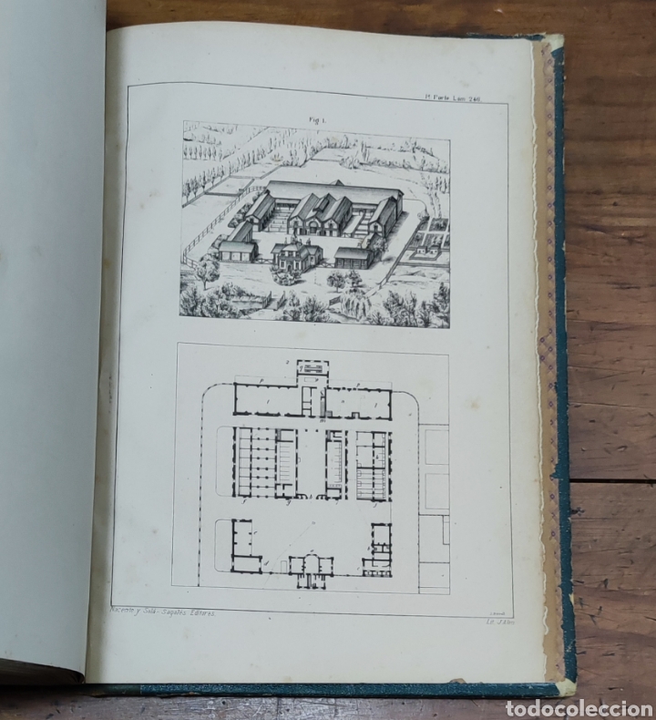 Libros antiguos: El Constructor Moderno L&aacute;minas 1&deg; parte y 2&deg; parte - Final S.XIX - Foto 16