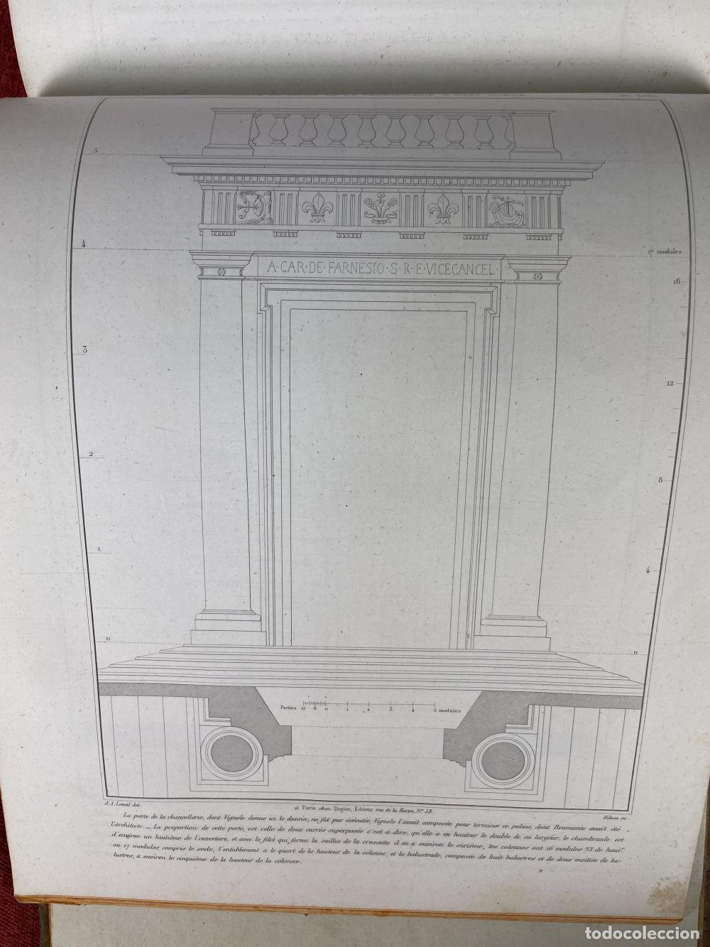 Libros antiguos: TRAITE ELEMENTAIRE PRACTIQUE DARCHITECTURE. JA LEVEIL. PARIS. CIRCA 1800 - Foto 20