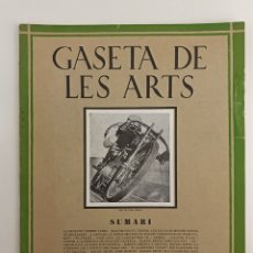 Libros antiguos: GASETA DE LES ARTS N°6. ANY II. FEBRER 1929