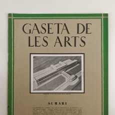 Libros antiguos: GASETA DE LES ARTS N°9. ANY II. MAIG 1929