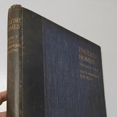 Libros antiguos: ENGLISH HOMES. PERIOD V - VOL. I. EARLY GEORGIAN 1714-1760